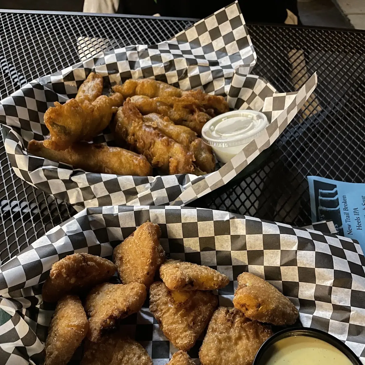 Fried Pickles and Mac N Cheese Bites