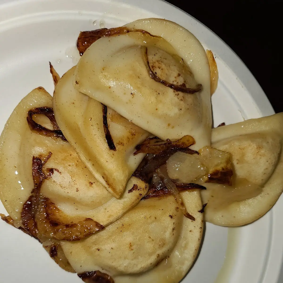 Perogies Sautéed Onions