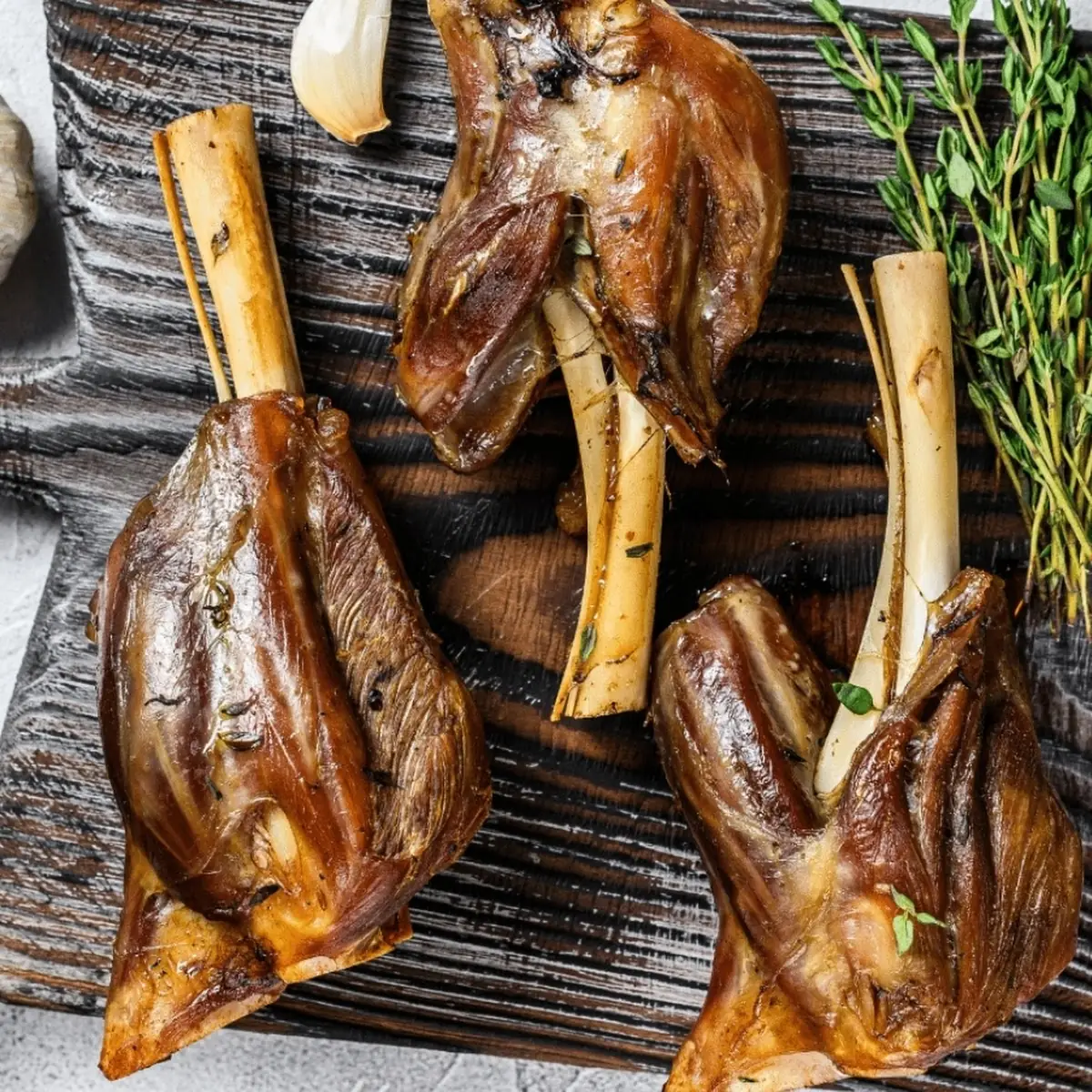 Roasted Lamb Shank Platter
