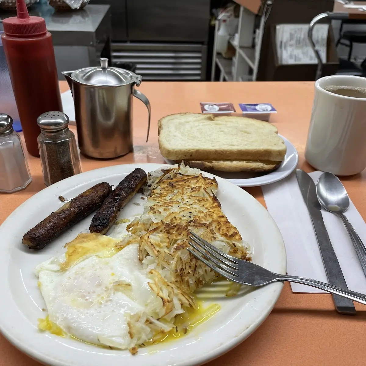 Sirloin Steak with Sunny Side Up
