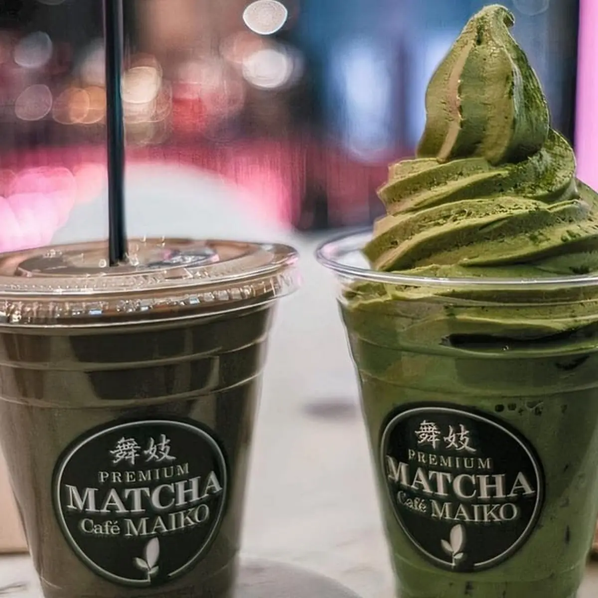 Matcha Soft Serve Ice Cream