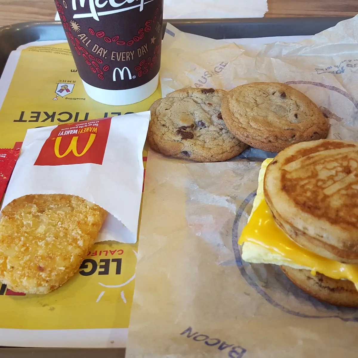 Bacon Egg and Cheese Mcgriddle