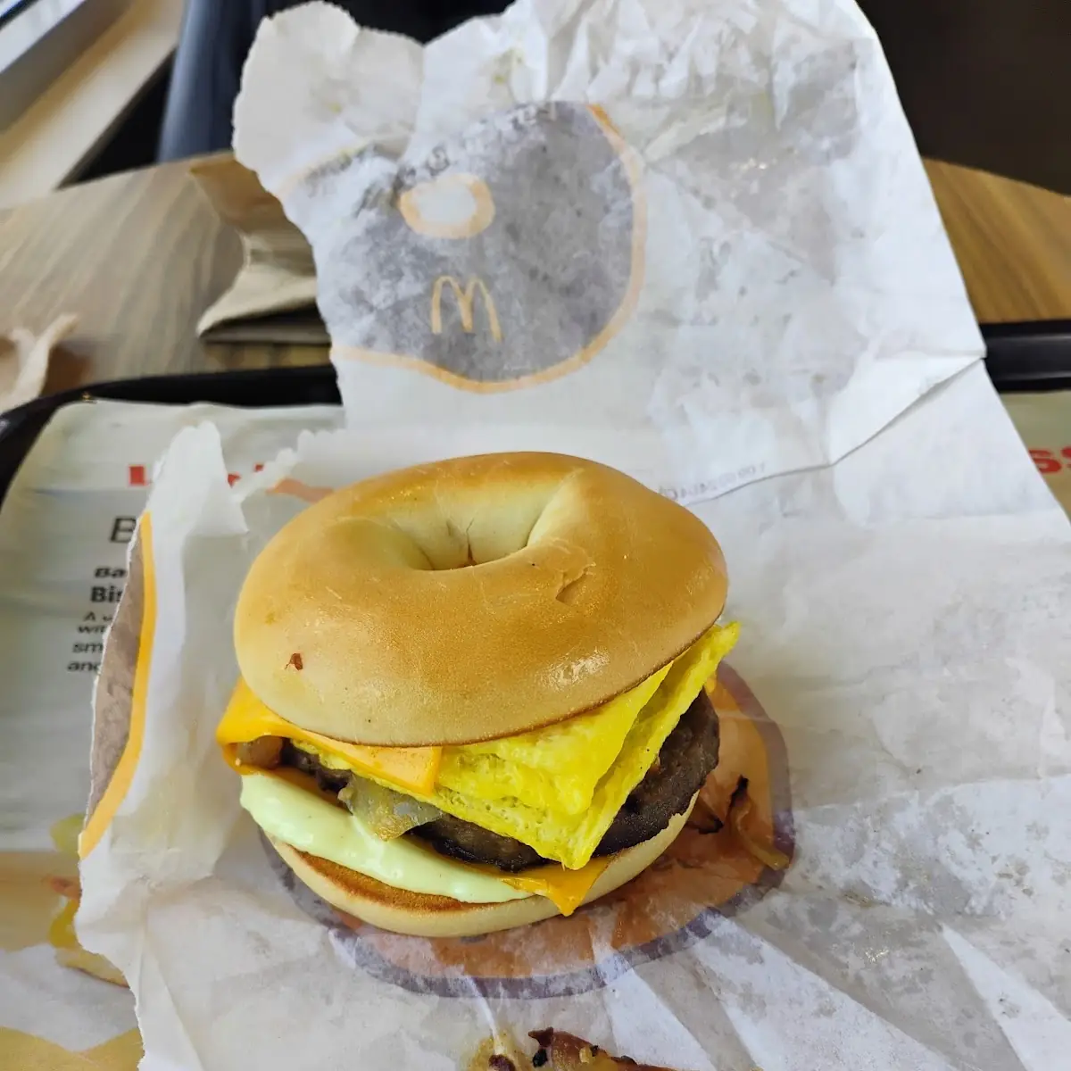 Steak Egg Cheese Bagel