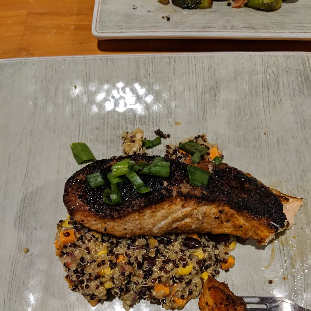 General TSO's Glazed Blackened Salmon