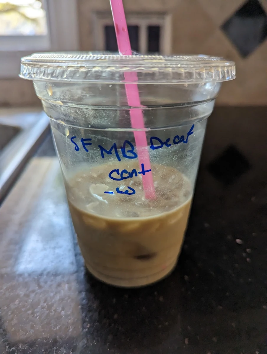 Sugar Free Maple White Chocolate Cream Burle Decaf with Coconut Milk