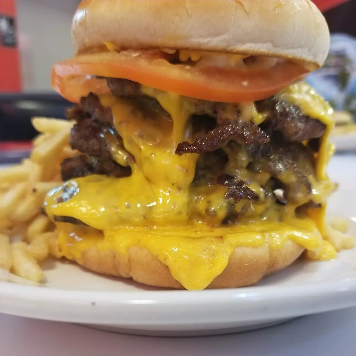 7 X 7 Burger and Fries