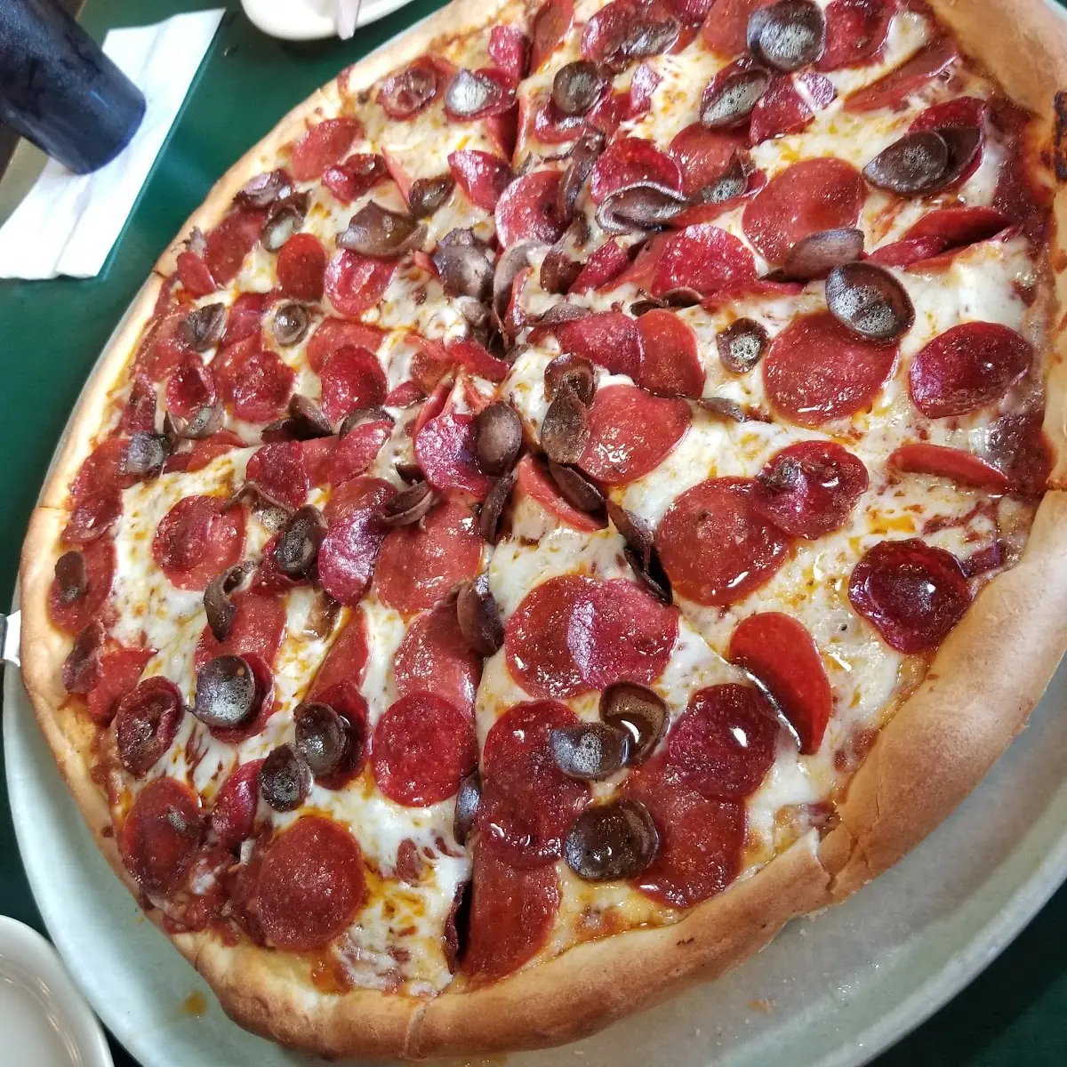 Pepperoni Pizza Thick Crust
