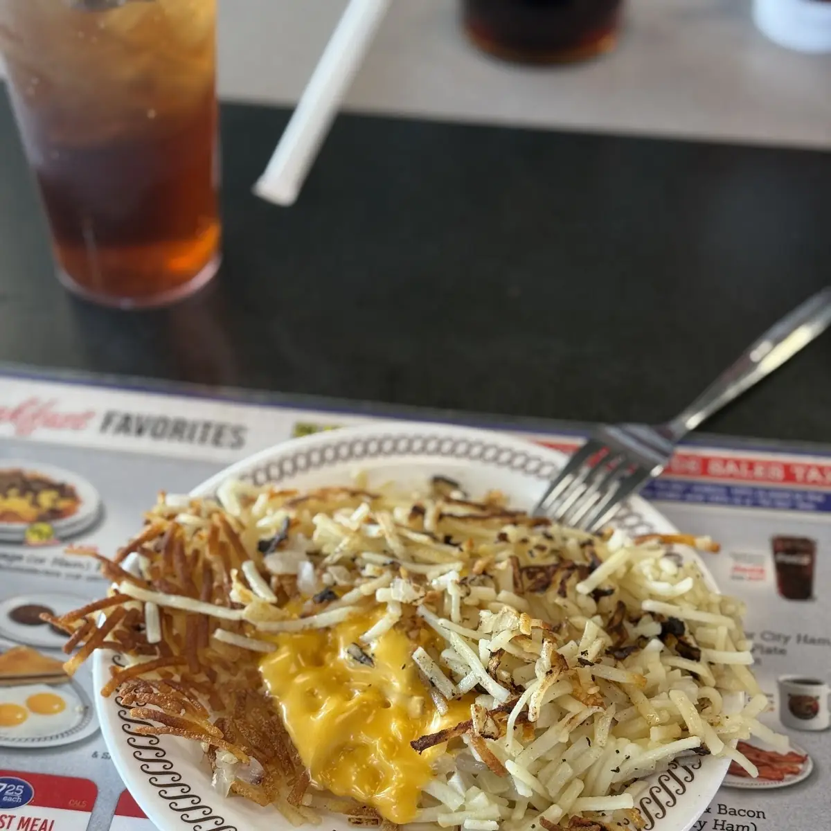 Hash Browns Smothered and Covered