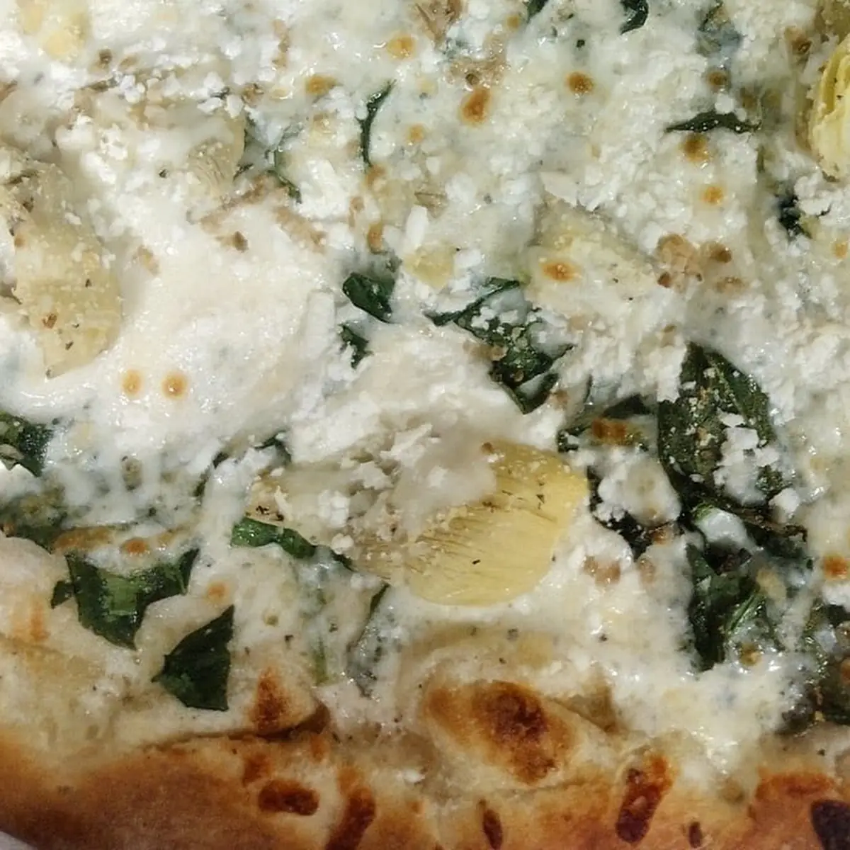 Spinach and Artichoke Dip Pizza