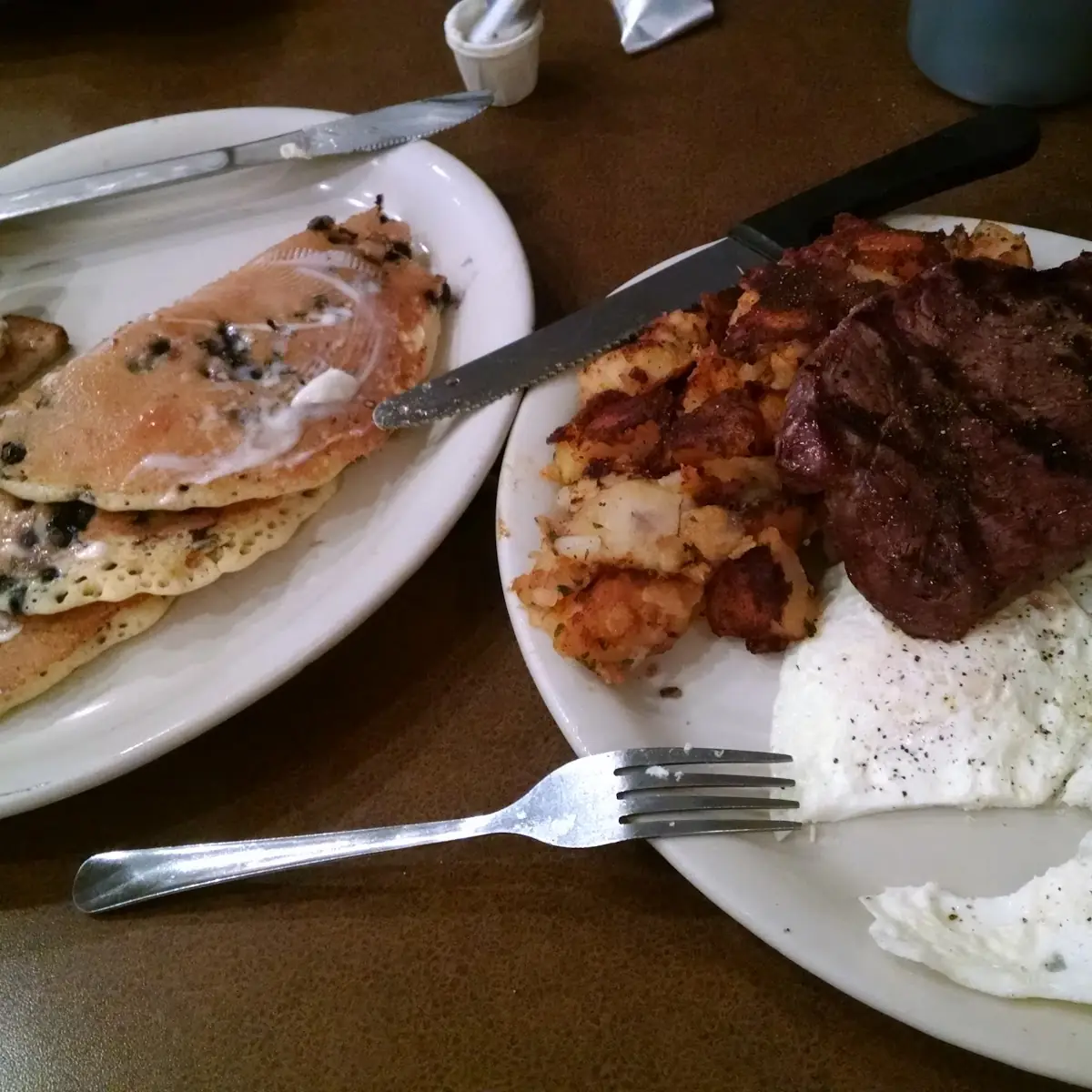 Brightonian Plus Half Blueberry Pancakes
