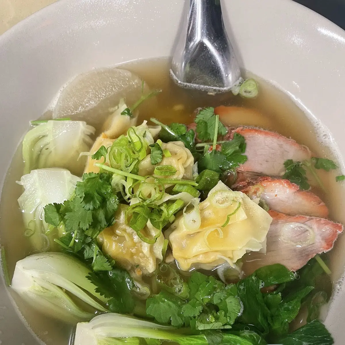 Pork Wonton Noodle Soup