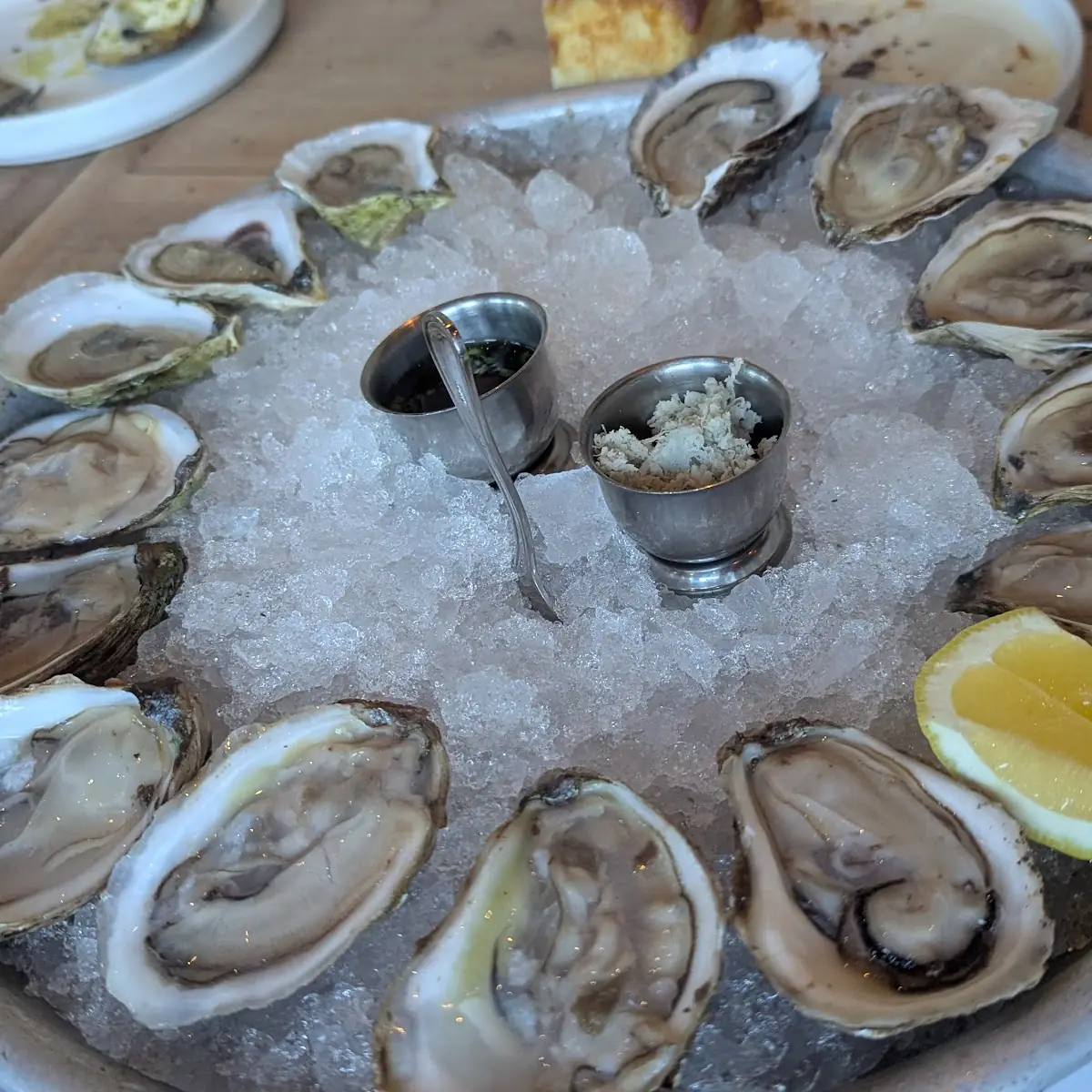 Raw Oysters on the Half Shell