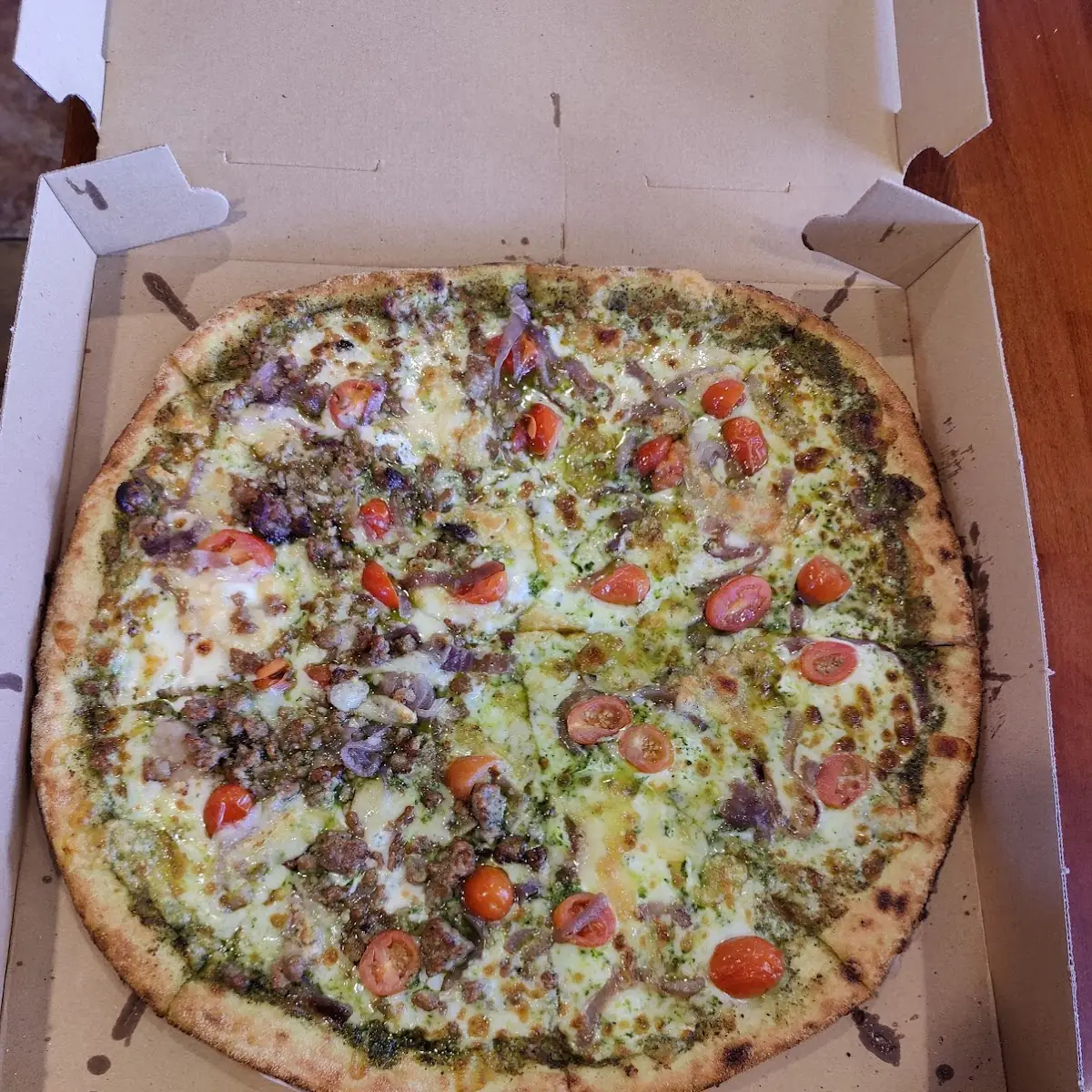 shrimp fra diavolo pizza Large