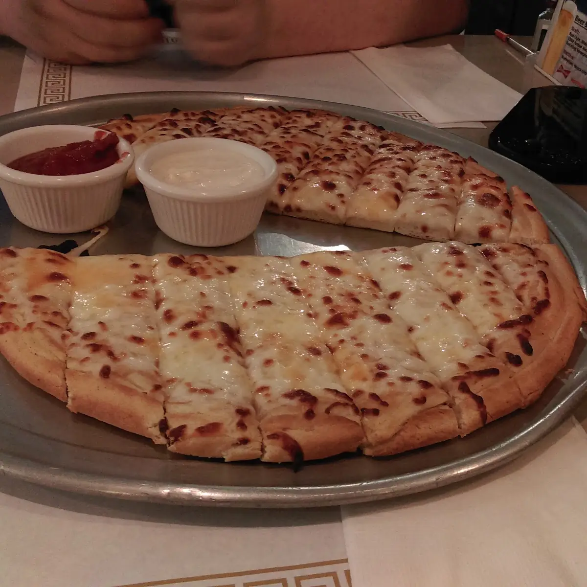 Mozzarella and Garlic Bread
