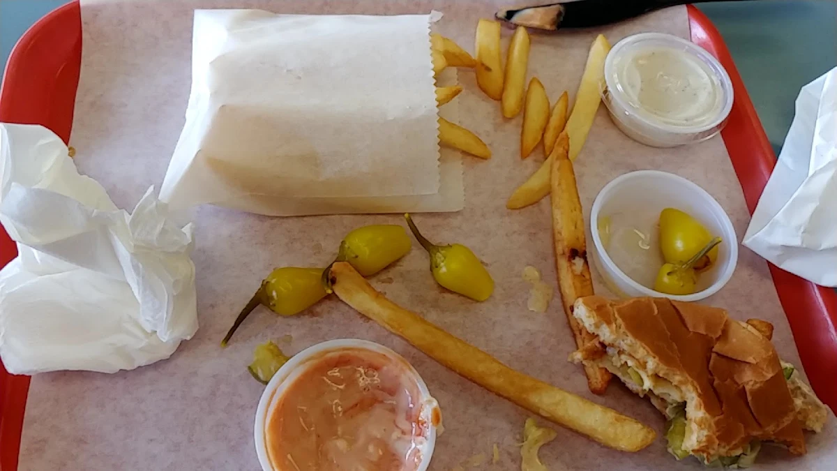 French Fry Burger