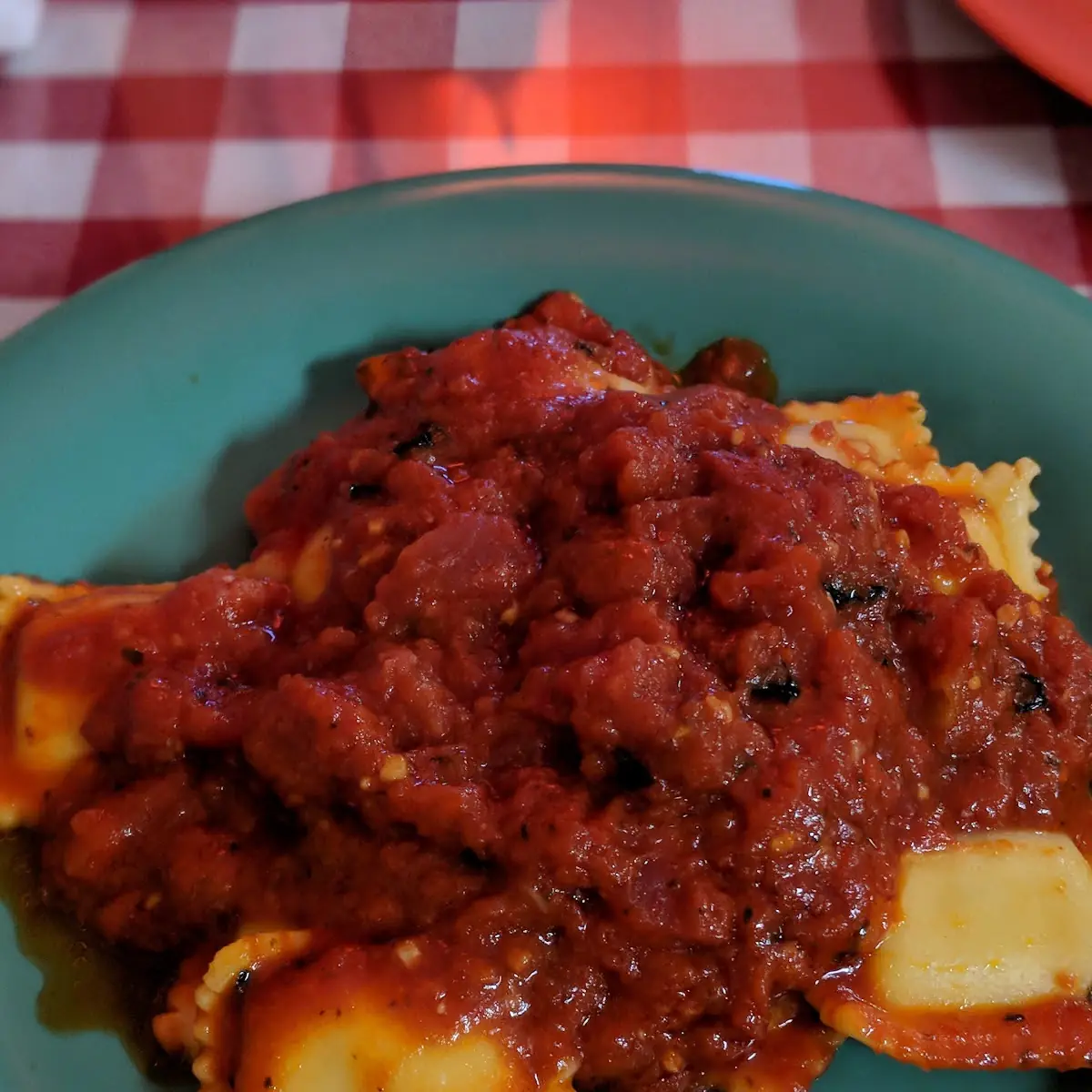 Cheese Ravioli with Marinara Sauce