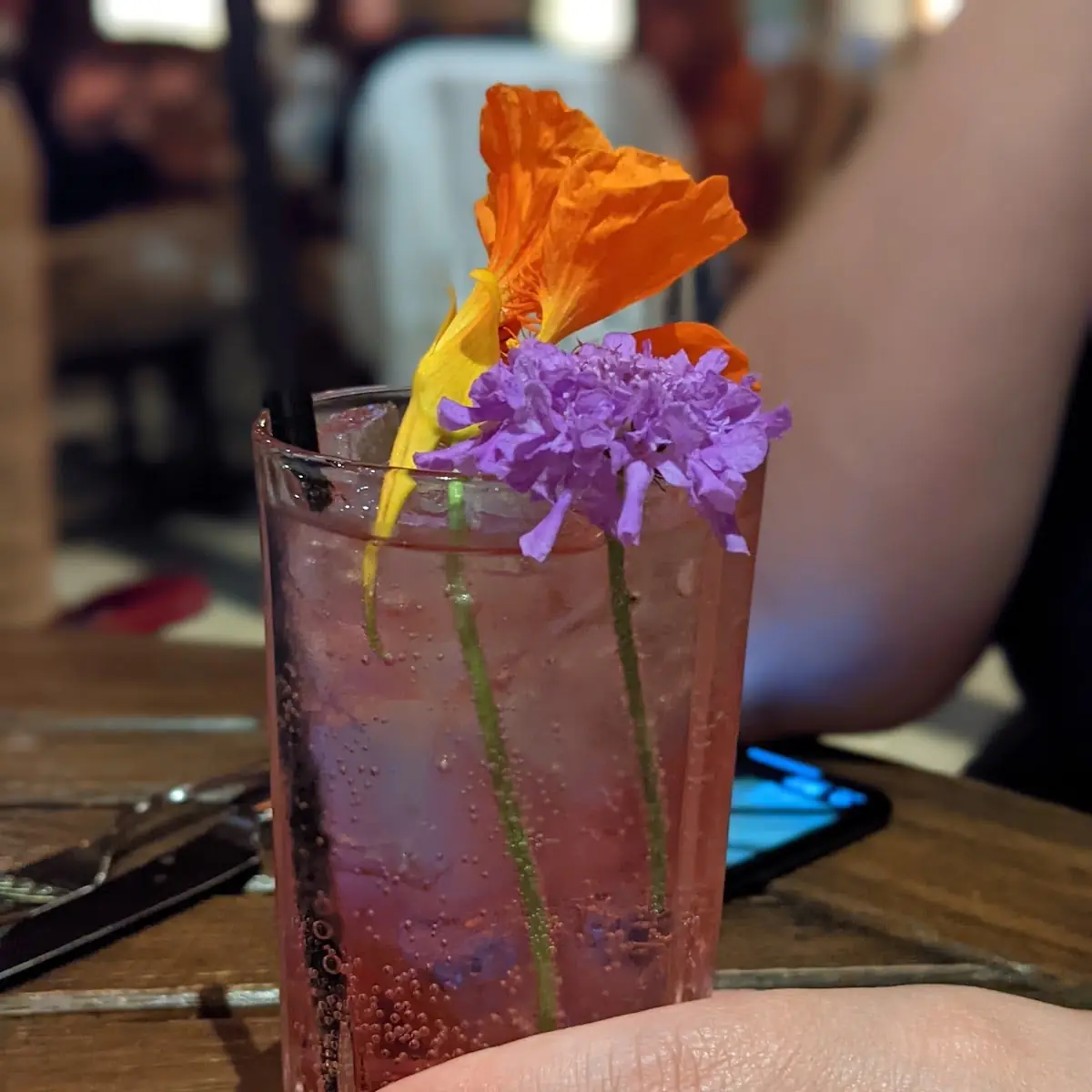 Hot Flowering Gin & Tonic