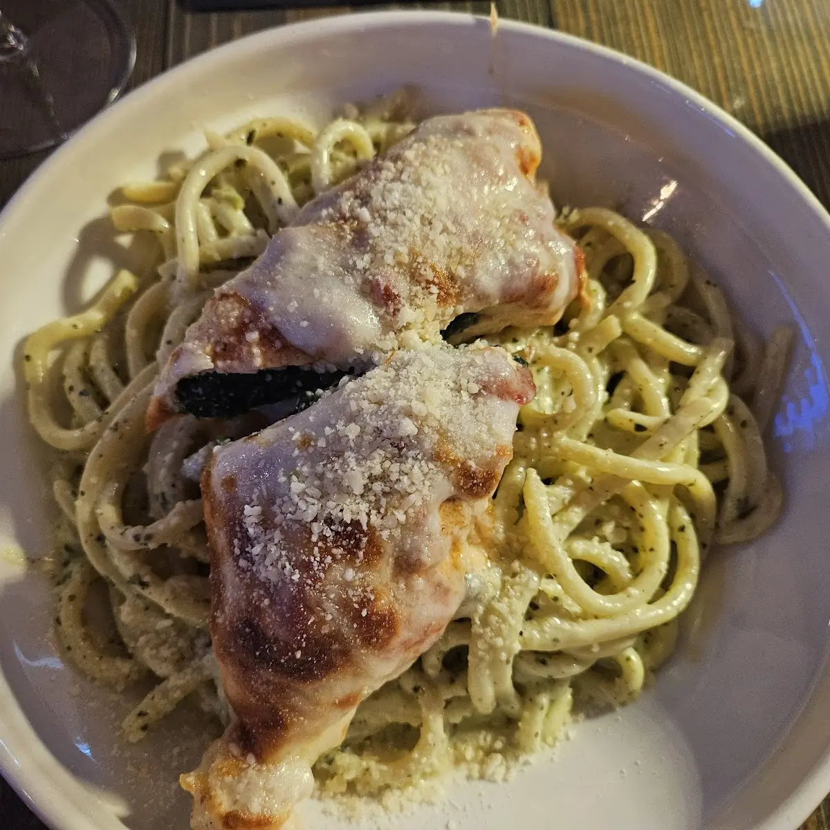 Stuffed Chicken Pasta