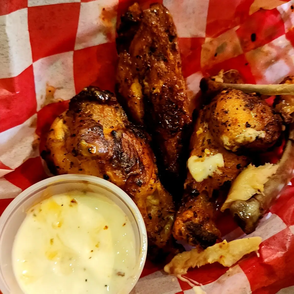 Chicken Wings with Trifecta Sauce