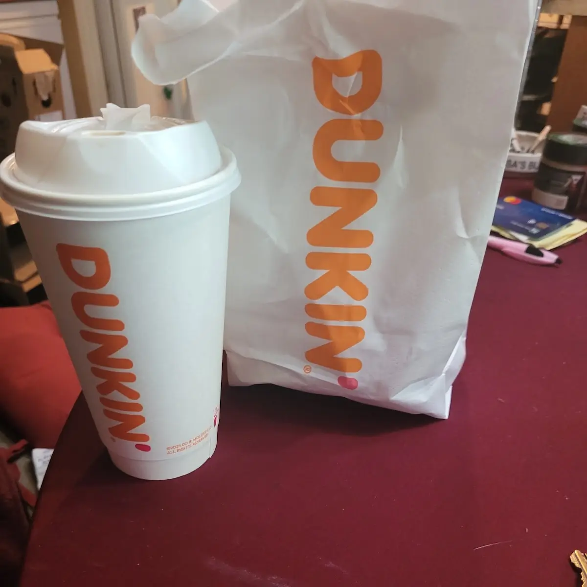 Hot Coffee and Apple Fritter