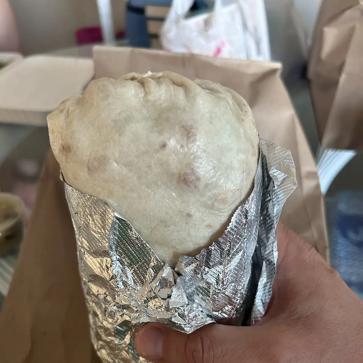 Fried Chicken Burrito