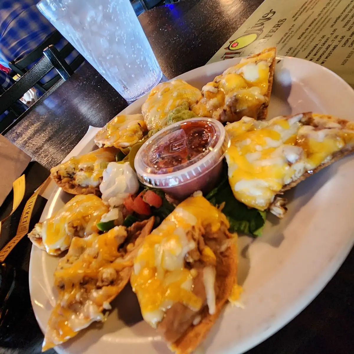 Bean and Cheese Nachos