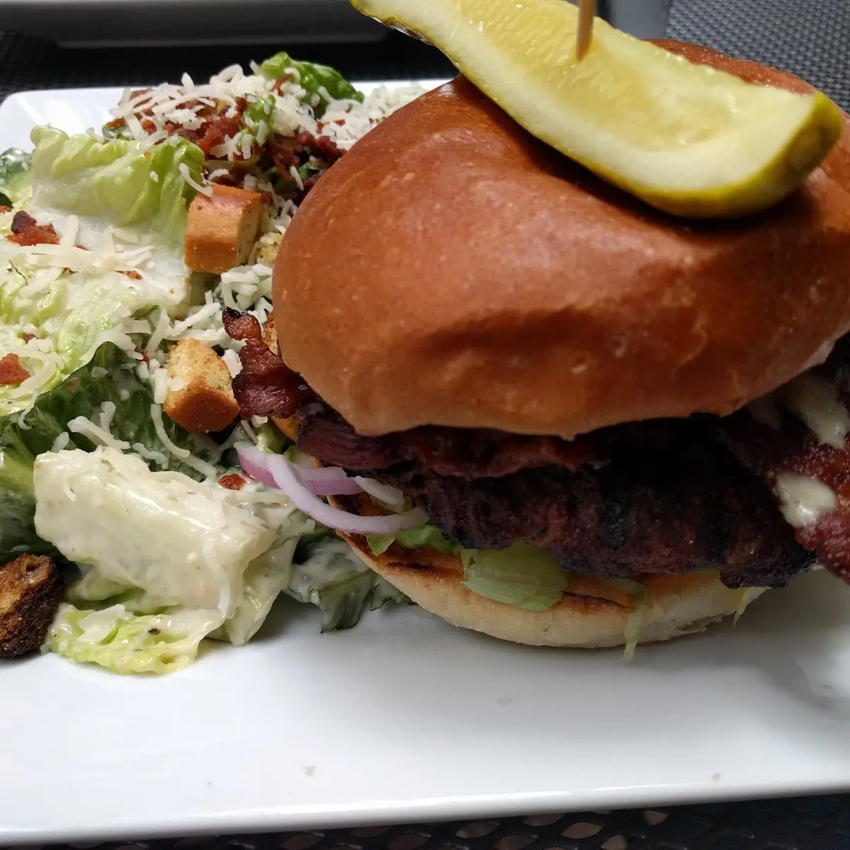Blue Cheese and Bacon Burger