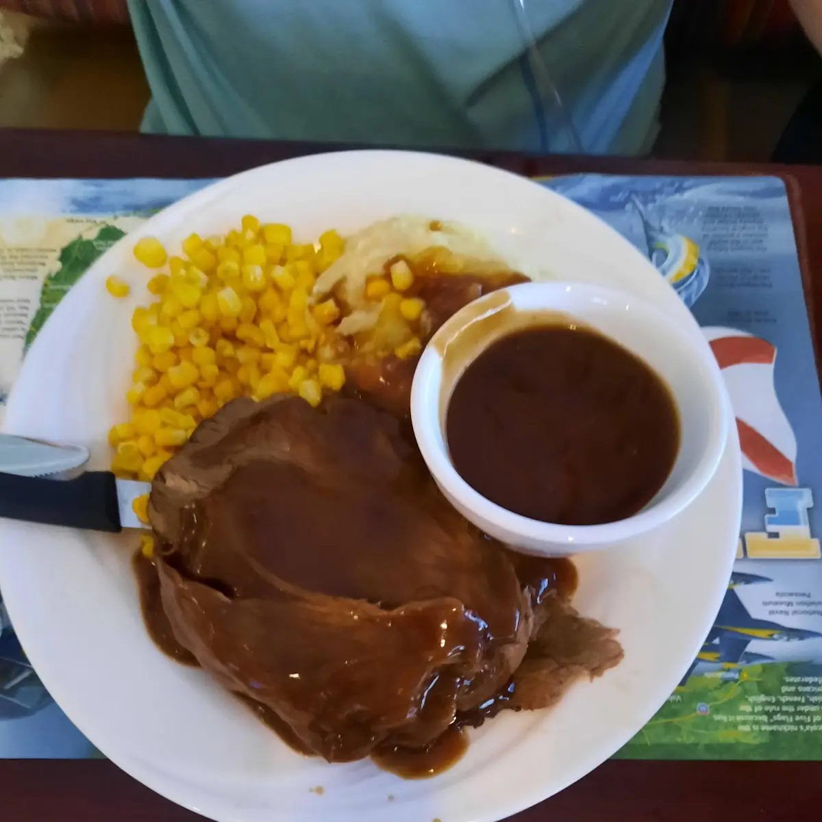 Open Faced Roast Beef