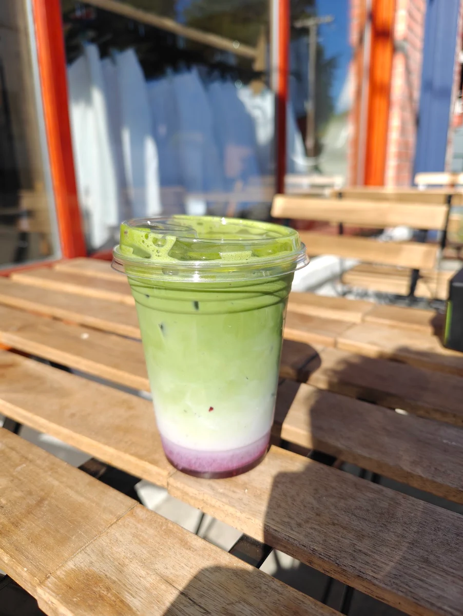 Black Raspberry Chocolate Chip Latte & Black Raspberry Matcha