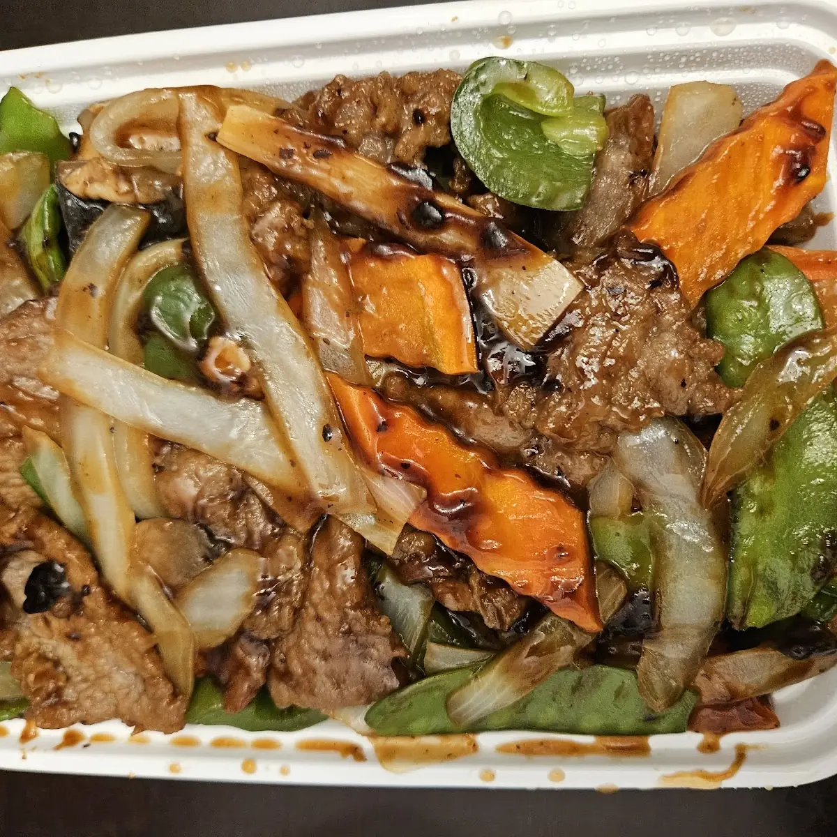 Beef with Black Bean Sauce Combo