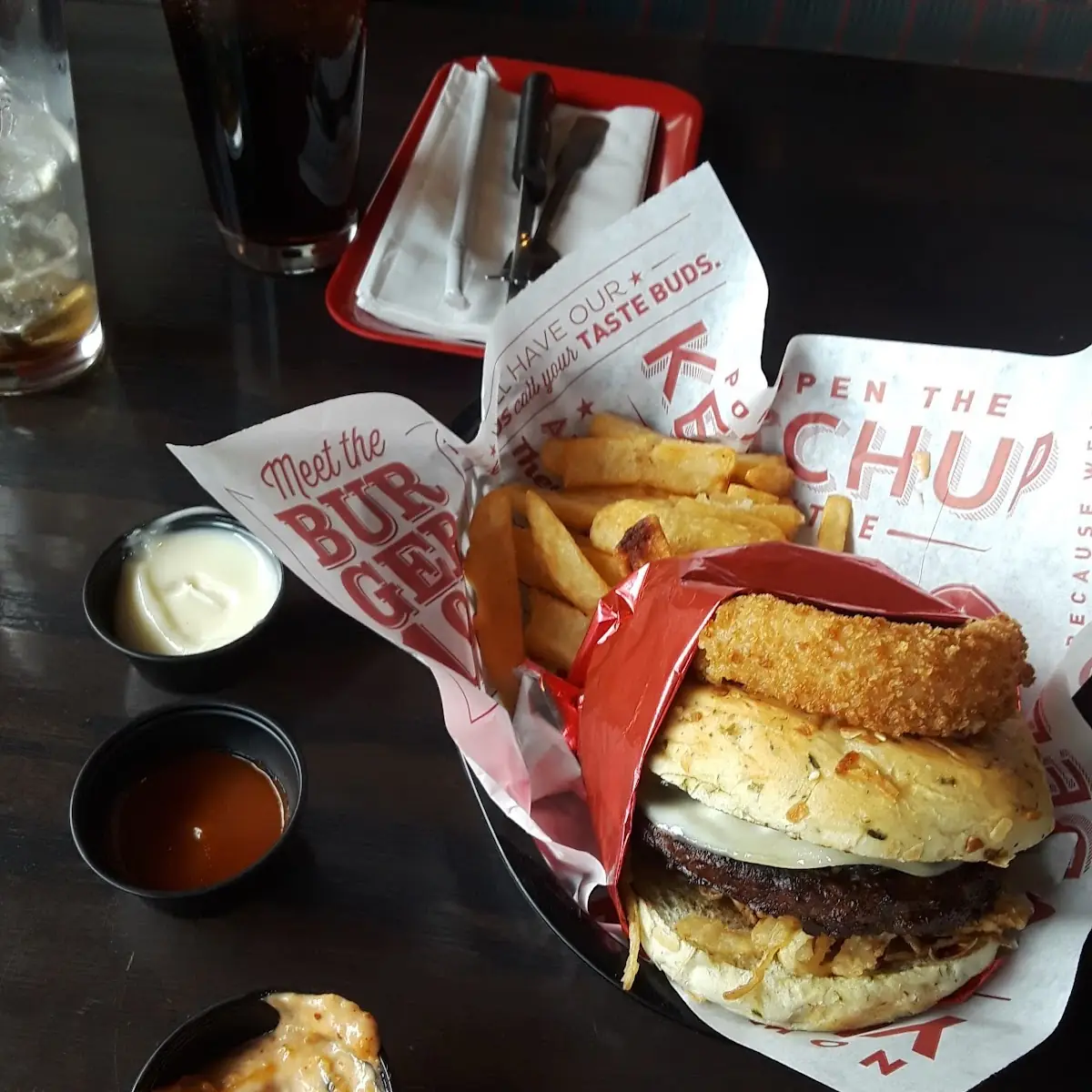 Onion Bacon Burger