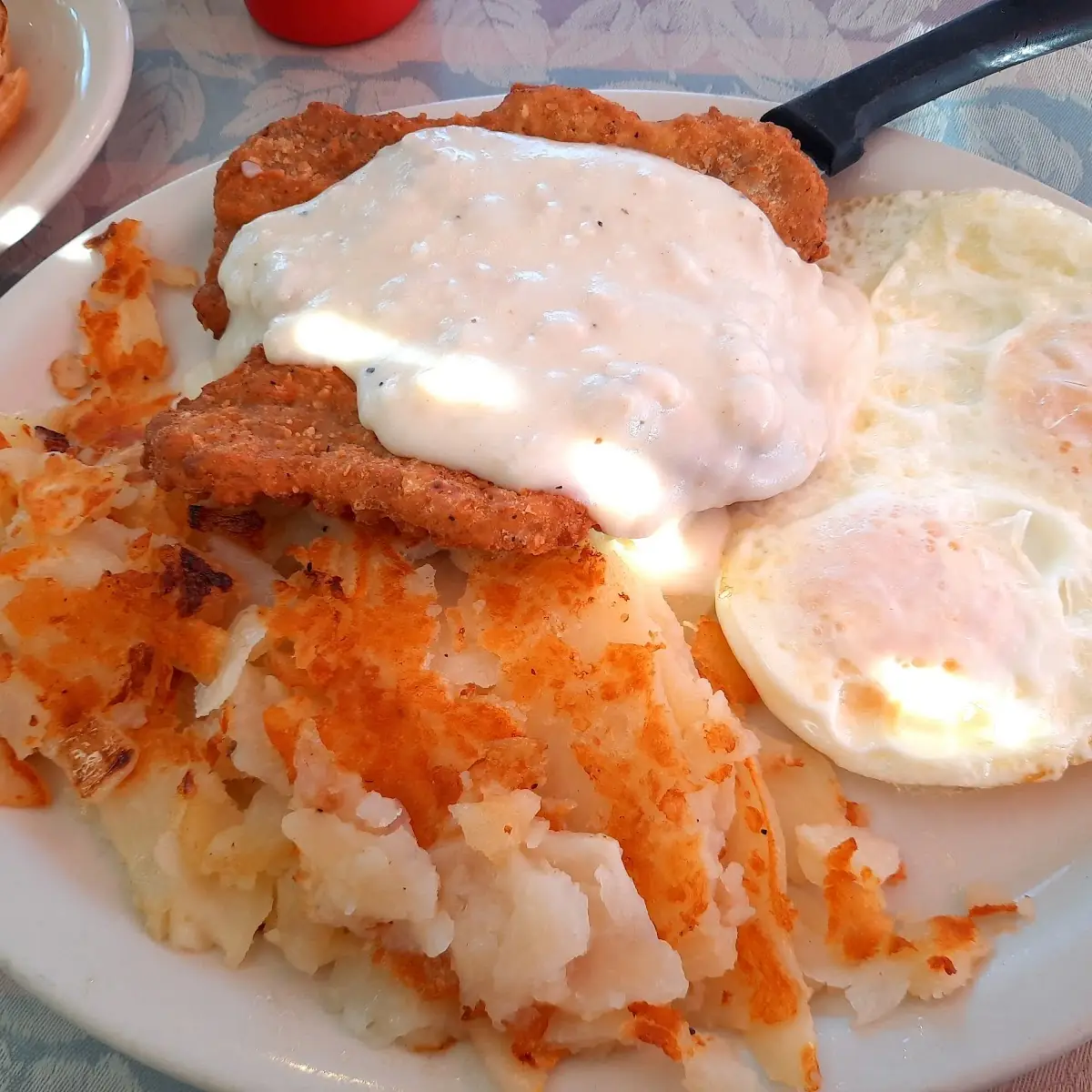 Chicken Fried Steak and Eggs