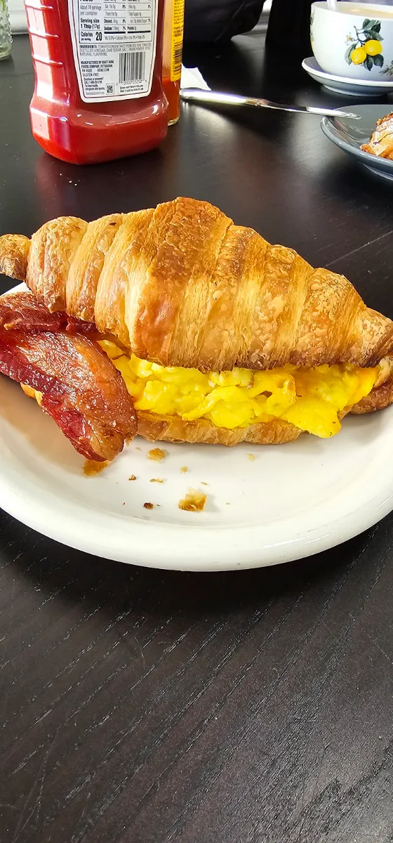 Bacon and Egg Croissant