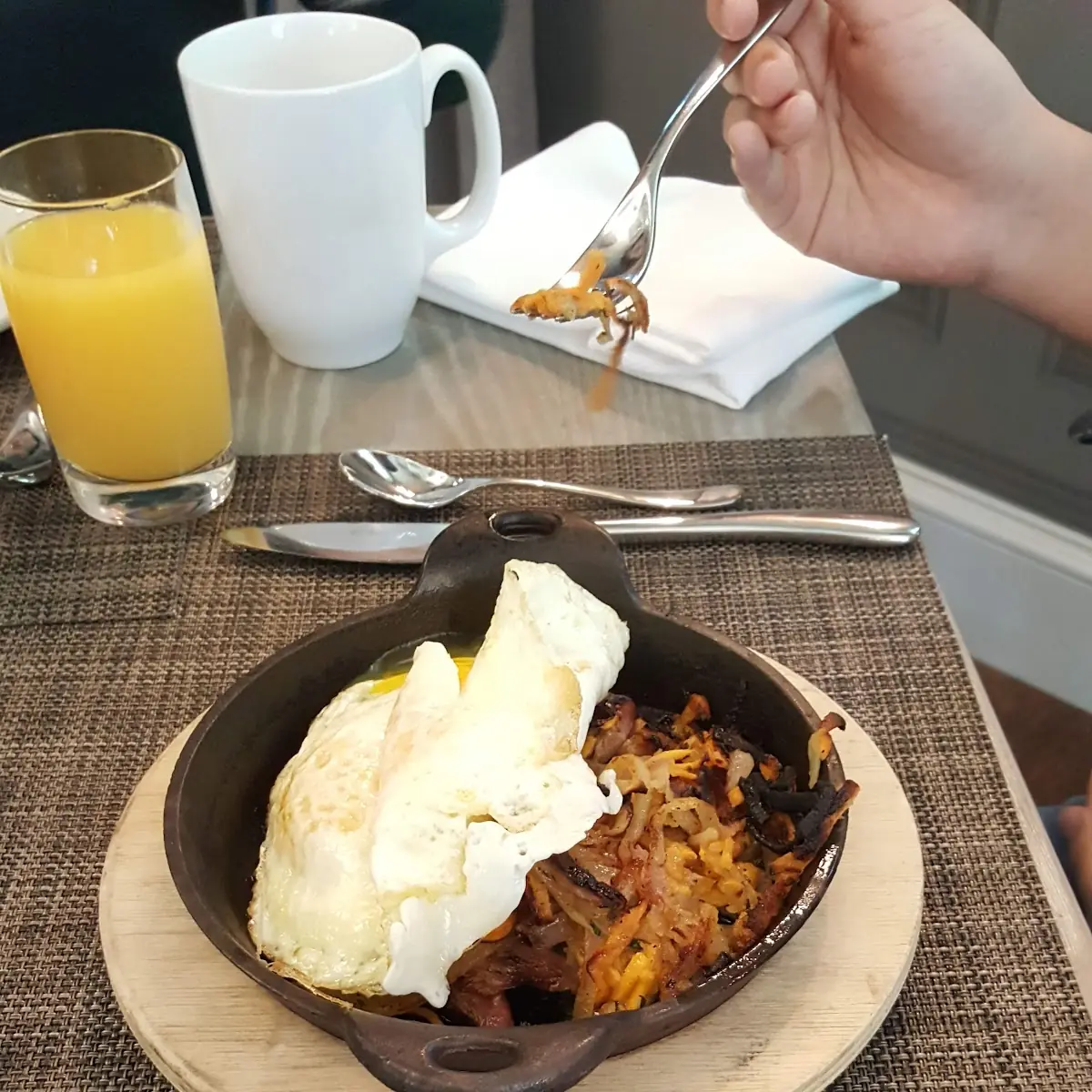 Hour Beef Brisket Hash & Farm Fresh Eggs