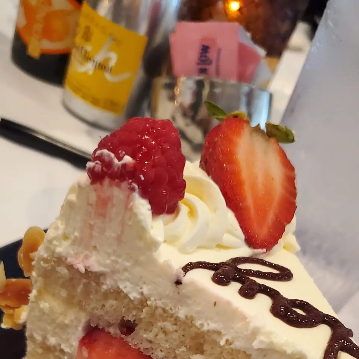 Strawberry Mounier Cake Slice