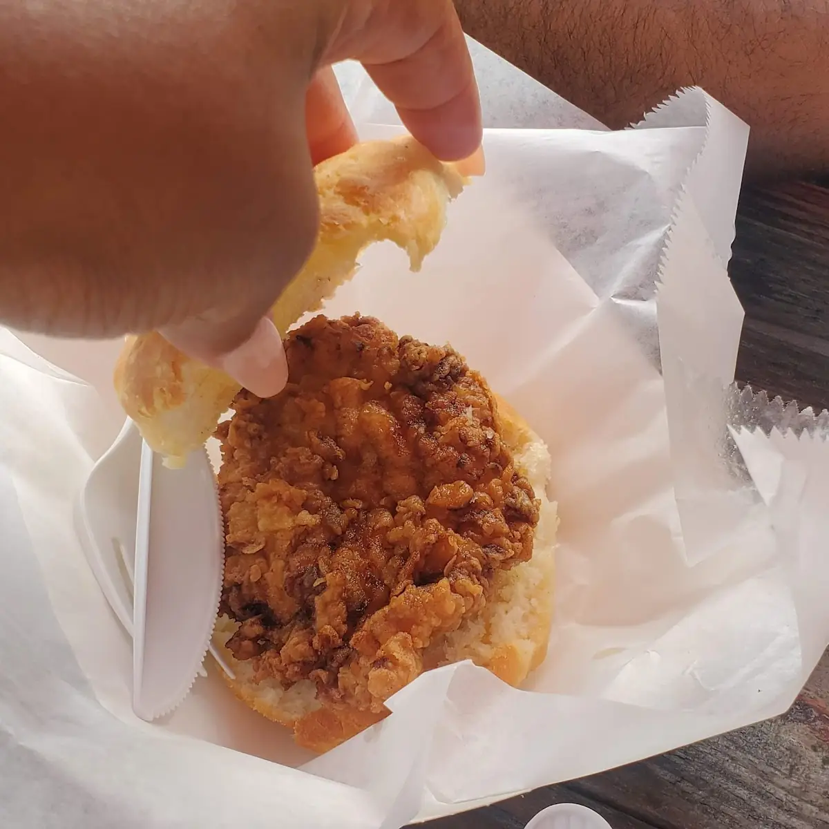 Fried Chicken Biscuit