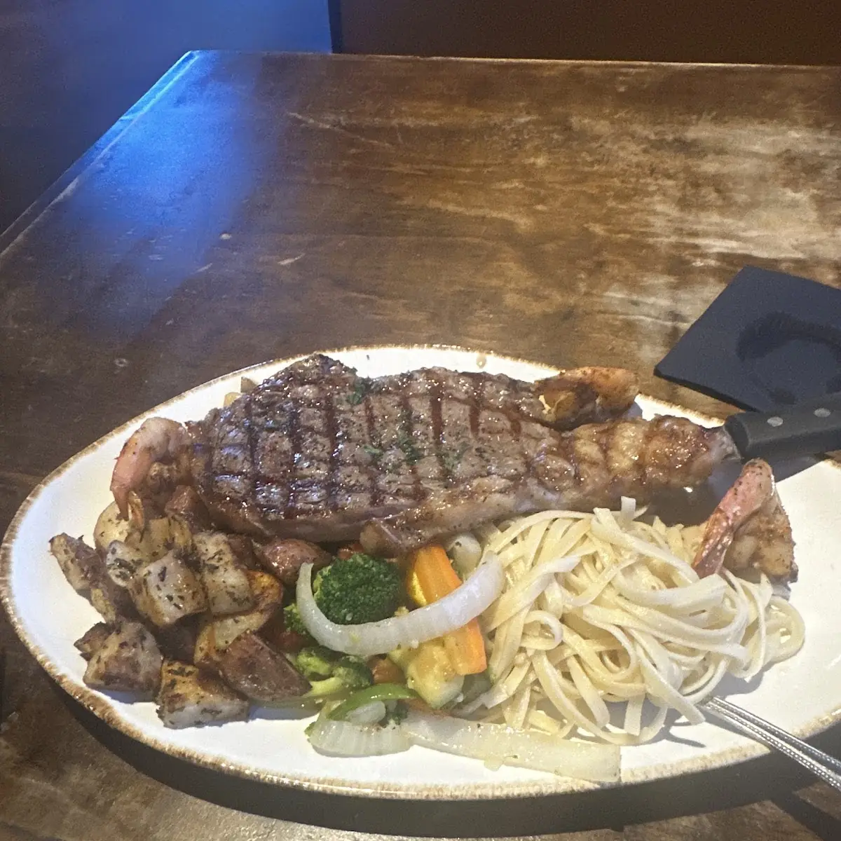 Ribeye Shrimp Combo