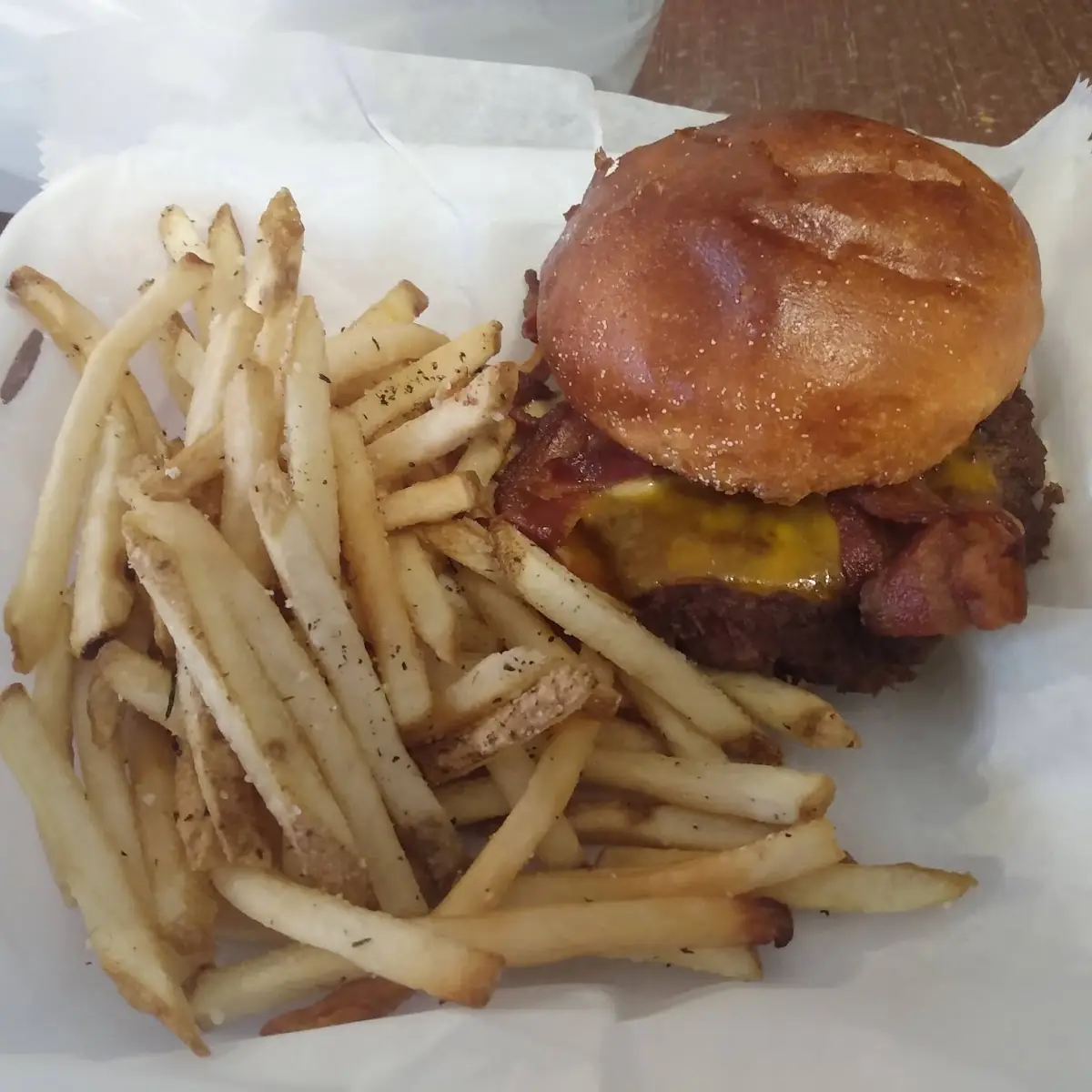 Bacon Cheddar Burger