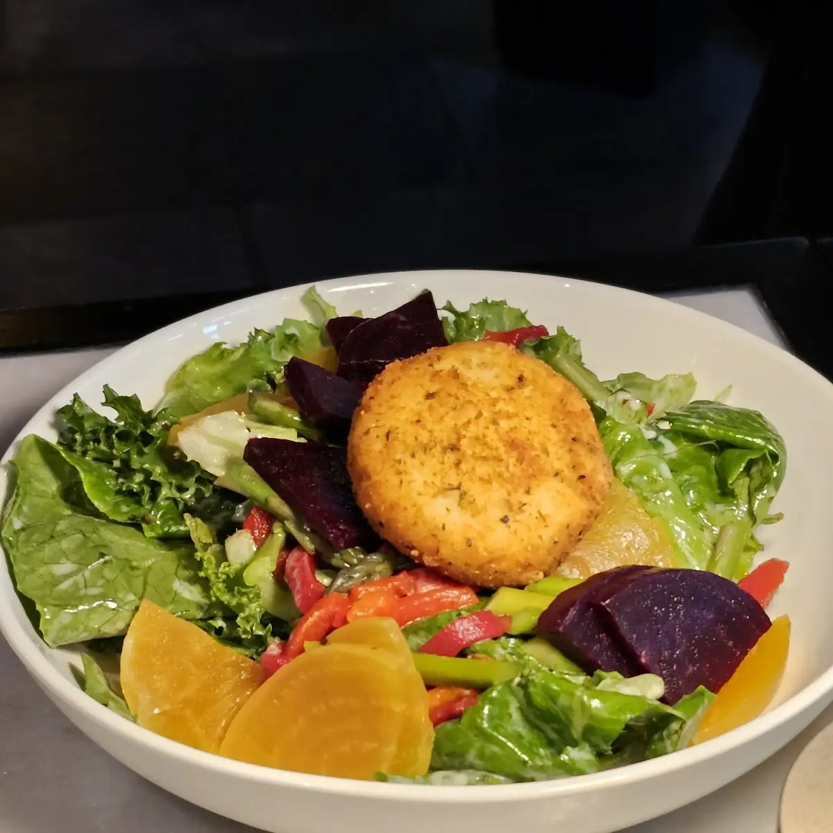 Warm Goat Cheese Salad
