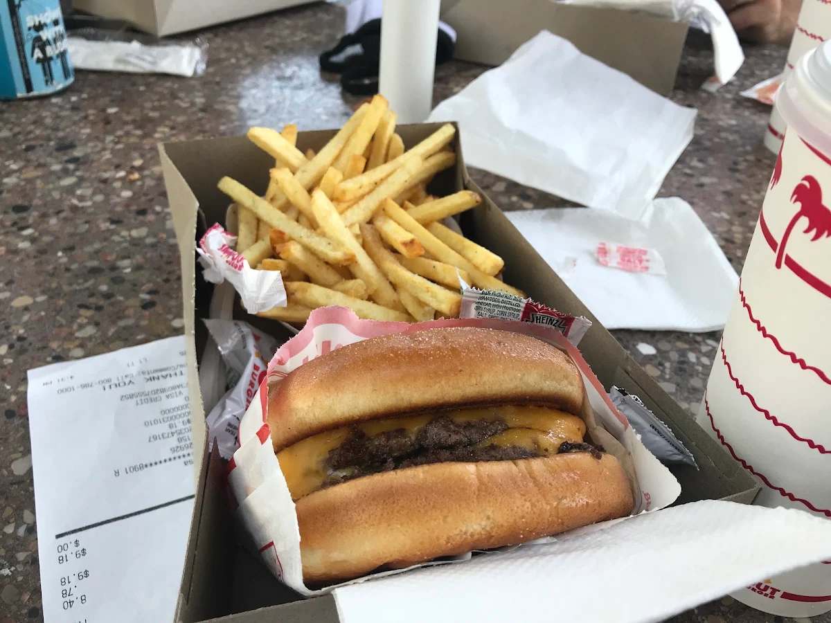 Double Cheeseburger and Fries