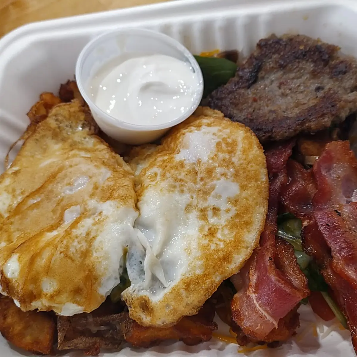 Bacon Sausage Hash