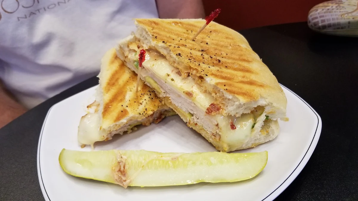 Smoked Turkey and Pesto Panini