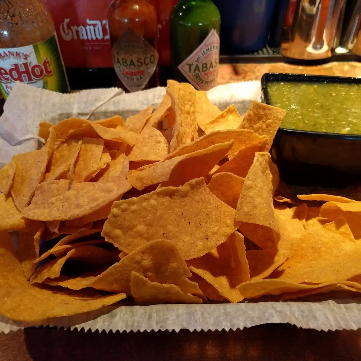 Chips and Salsa Verde