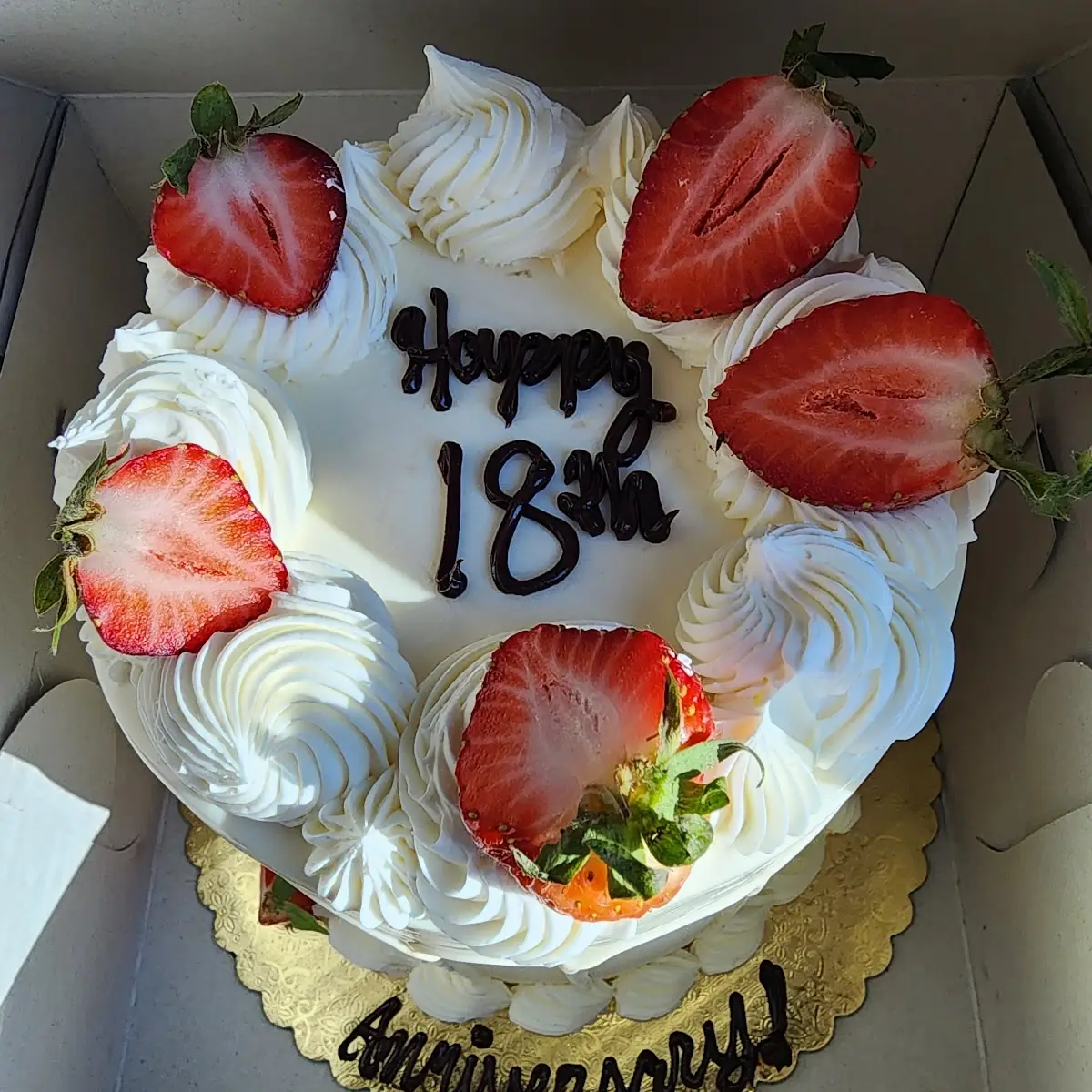 Strawberry Champagne Cake