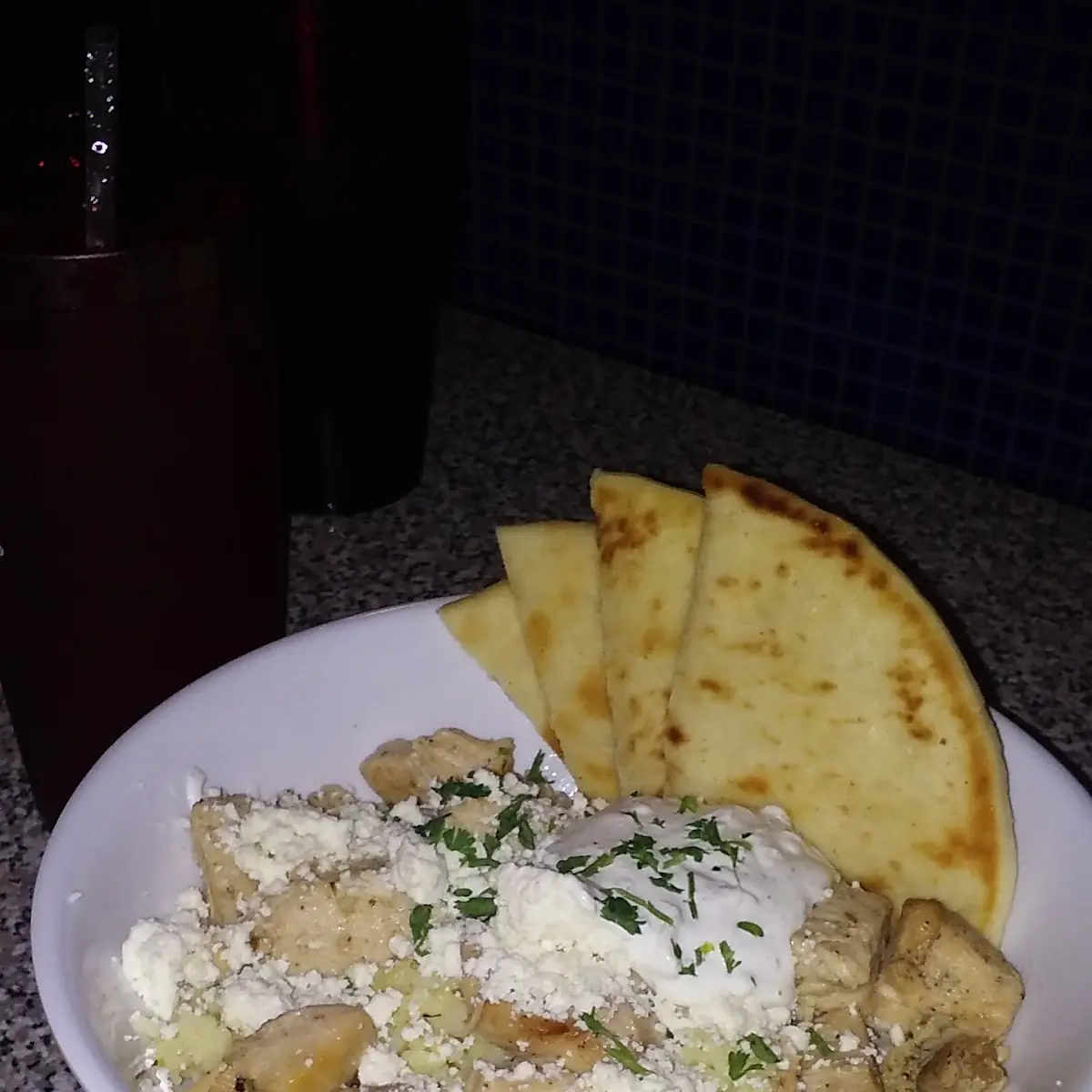 Greek Chicken and Rice Bowl