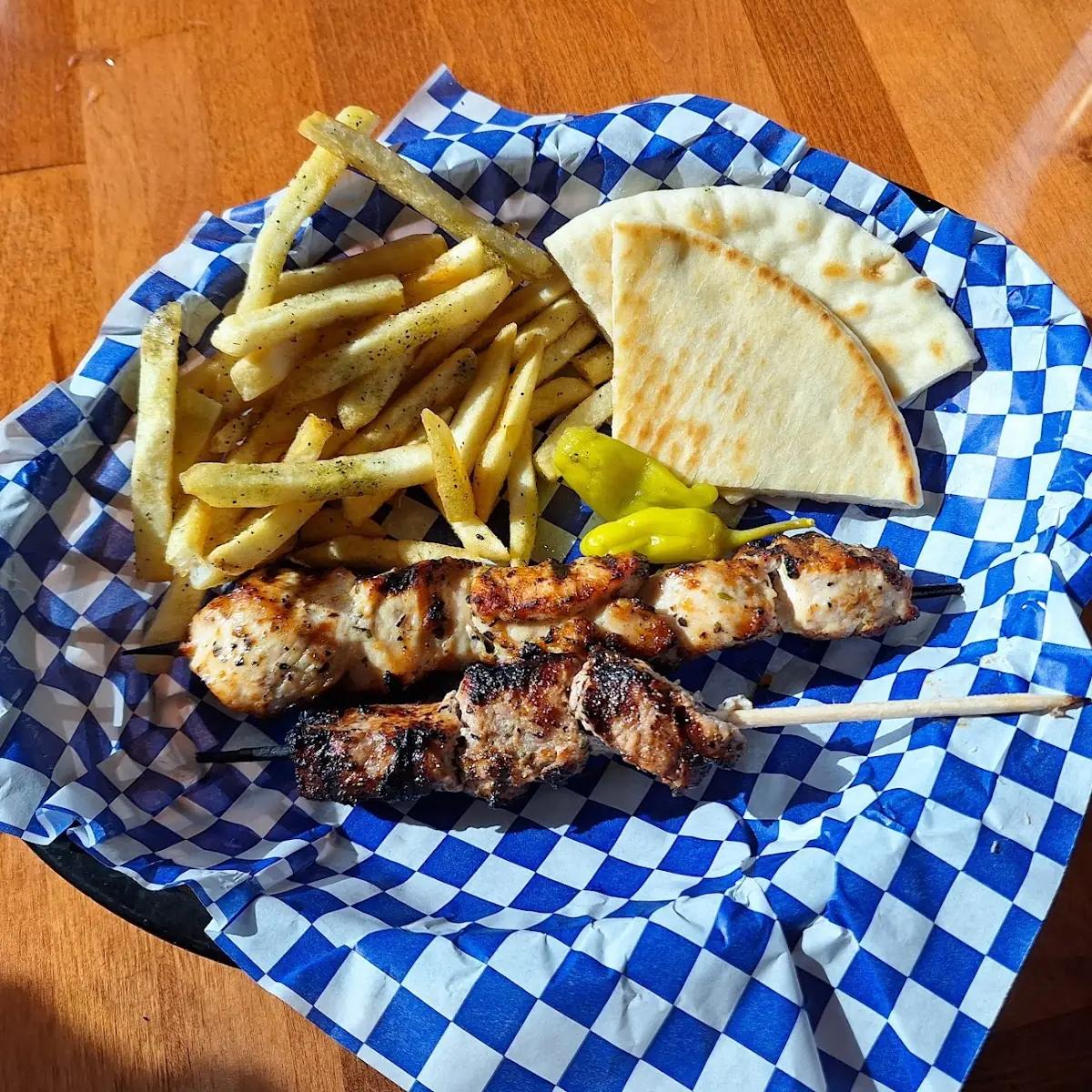 Spartan Pork Souvlaki