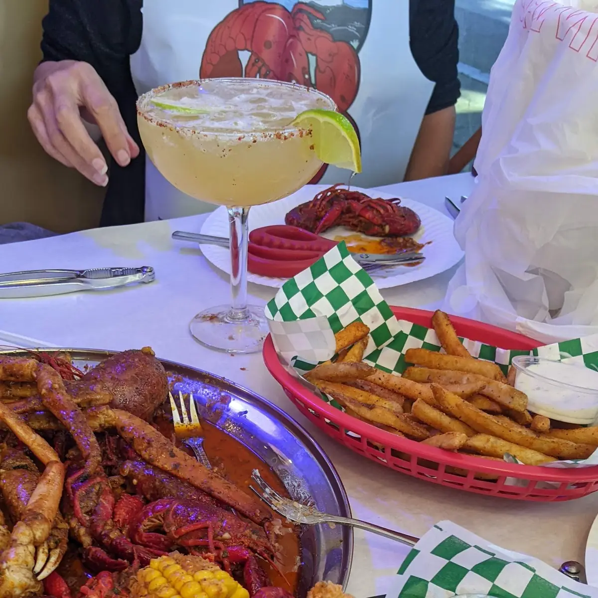 Snow Crab Legs and Crawfish 2lb