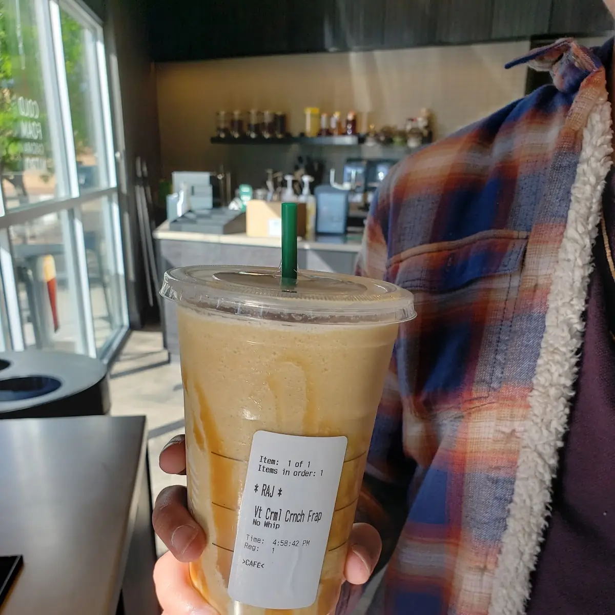 Caramel Crunch Frappuccino