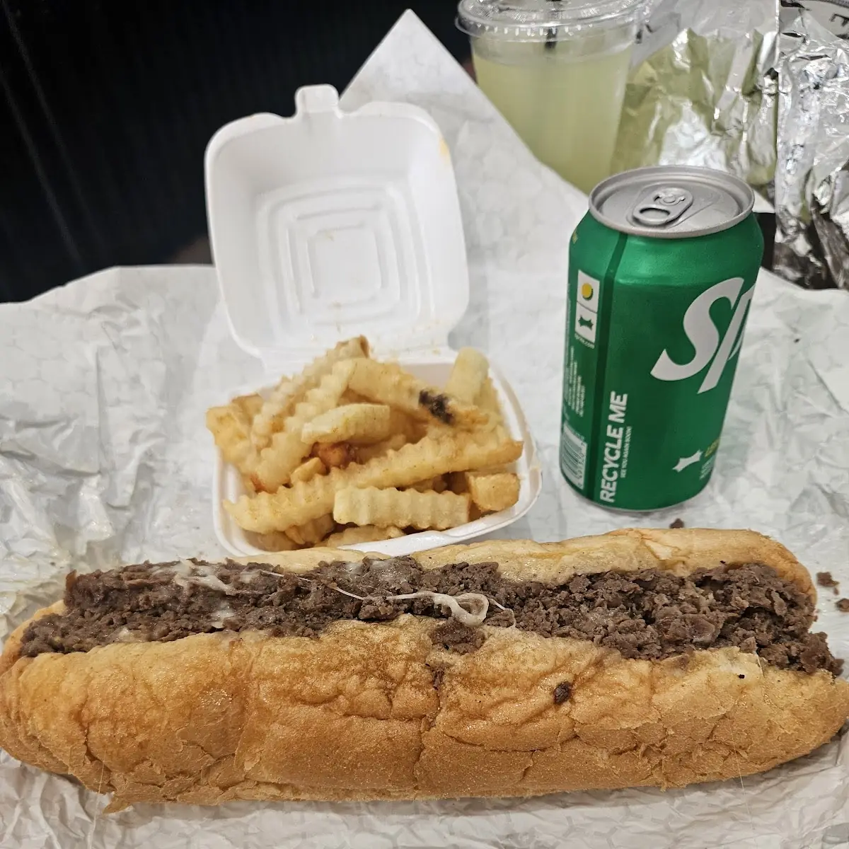 Garlic Philly Cheese Steak