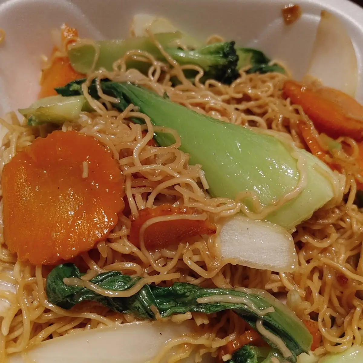 Egg Noodles Stir Fried Mixed Vegetables